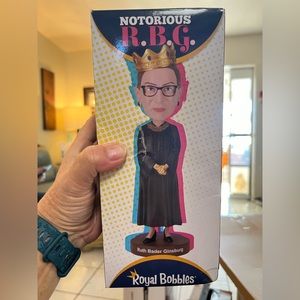 Bobblehead Queen Ruth Bader Ginsburg by Royal Bobbles.